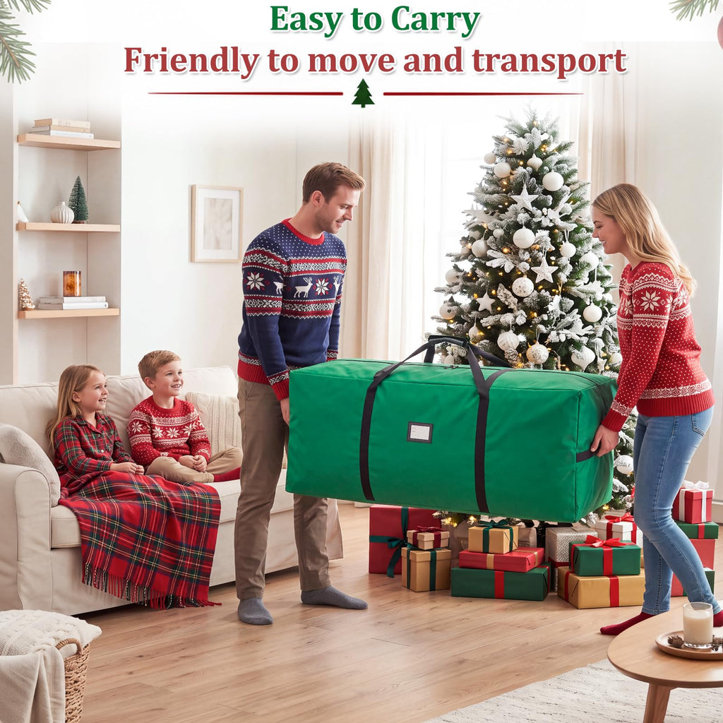 Christmas Tree Storage Bag 7.5 FT, 600D Oxford Tree Storage Box