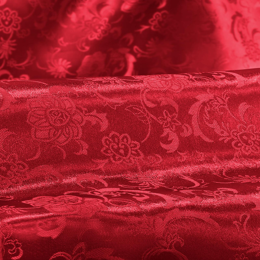 Red Satin Fabric, 1 Yard, 60 Inches Wide