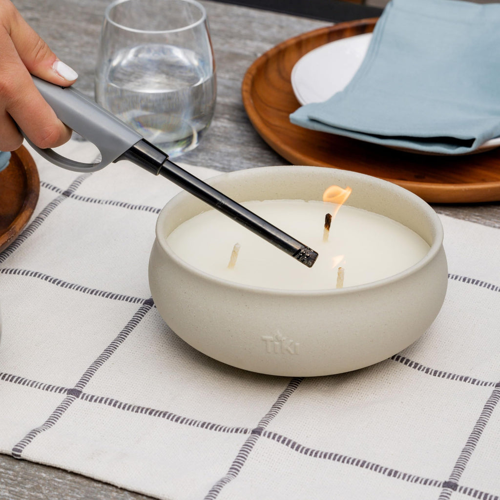 Citronella Concrete Candle 2 Pack Outdoor Tabletop Décor