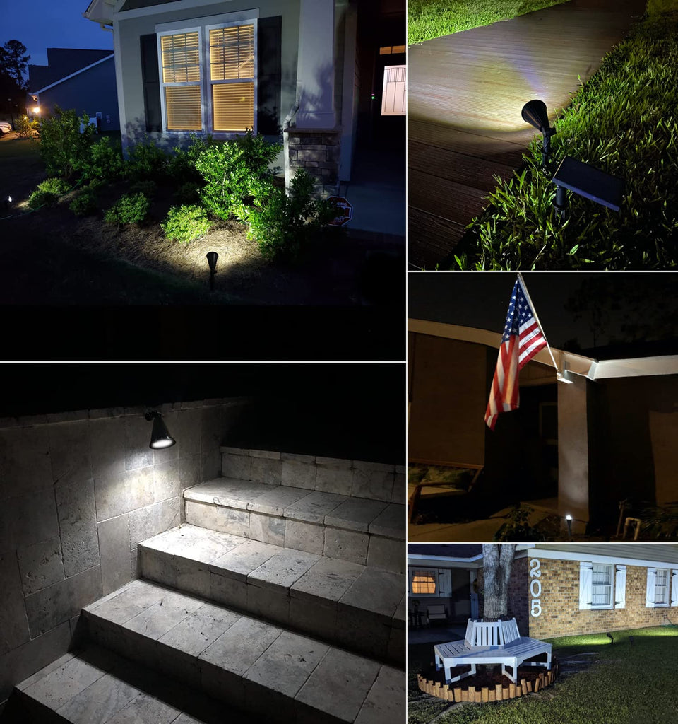 Spot Lights Outdoor, Solar Lights for Yard, Solar Light for Flag
