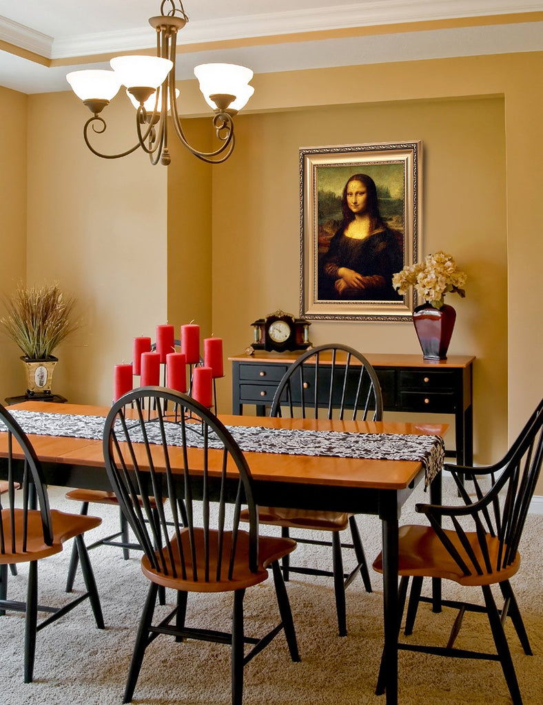 Mona Lisa Framed Wall Art, Gold Frame, 30x22