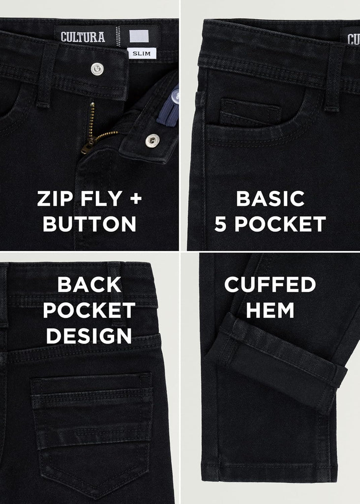 Boys Pants, Big Boy & Little Kids Stretch Slim Fit Jeans for Boys