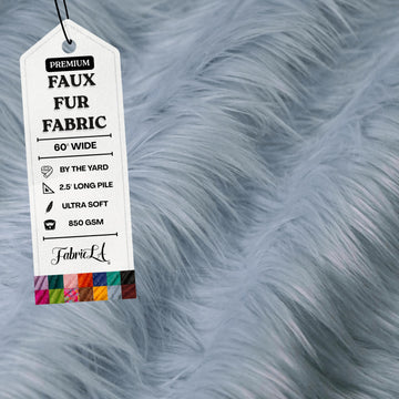 Faux Fur Fabric by The Yard - Artificial Craft Fur - 540" X 60" Inch Wide - Fur Fabric for Craft Supply, DIY Furry