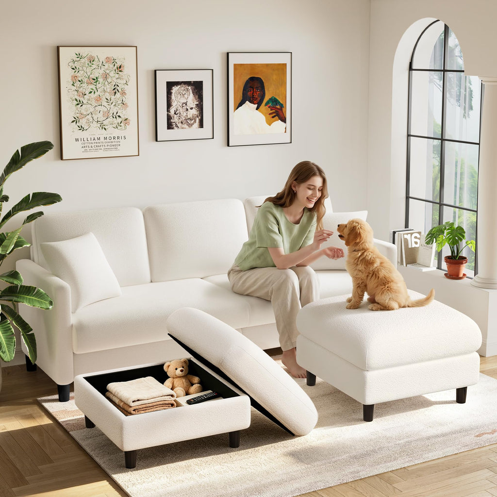 Couches, 83"Teddy Sofa Couch, Sofas