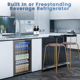 Mini Fridge 130 Can Beverage Refrigerator Cooler, 3.2 Cu.Ft Drink Fridge for Sod