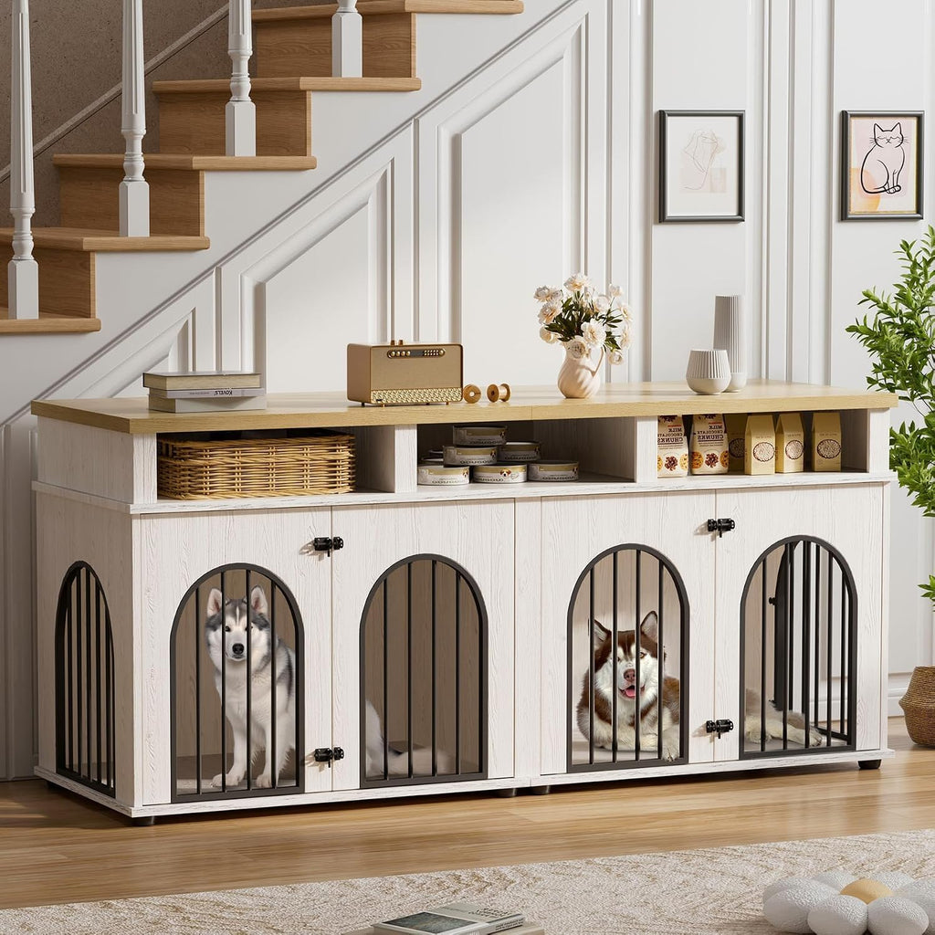 Double Dog Crate Furniture