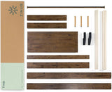 Tonja Wood Platform Bed Frame with Headboard, Mattress Foundation with Wood Slat Support, No Box Spring Needed