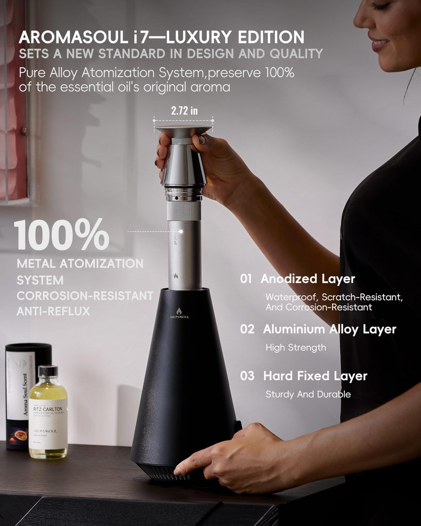 Alloy Edition Scent Machine, Hotel‐Grade Waterless Diffuser