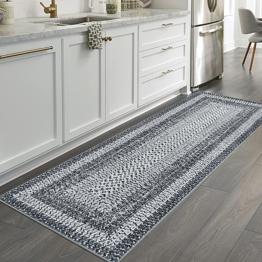 Long Hallway Runner Rug 3x10 Washable Non Slip Kitchen Runners