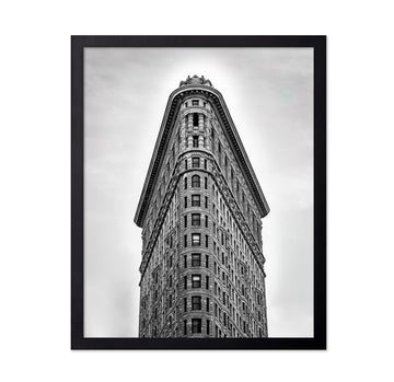 Master Vintage Travel Poster - Retro Tourism Print - Gift for Artist, Friend - Flatiron Building, Manhattan, New York