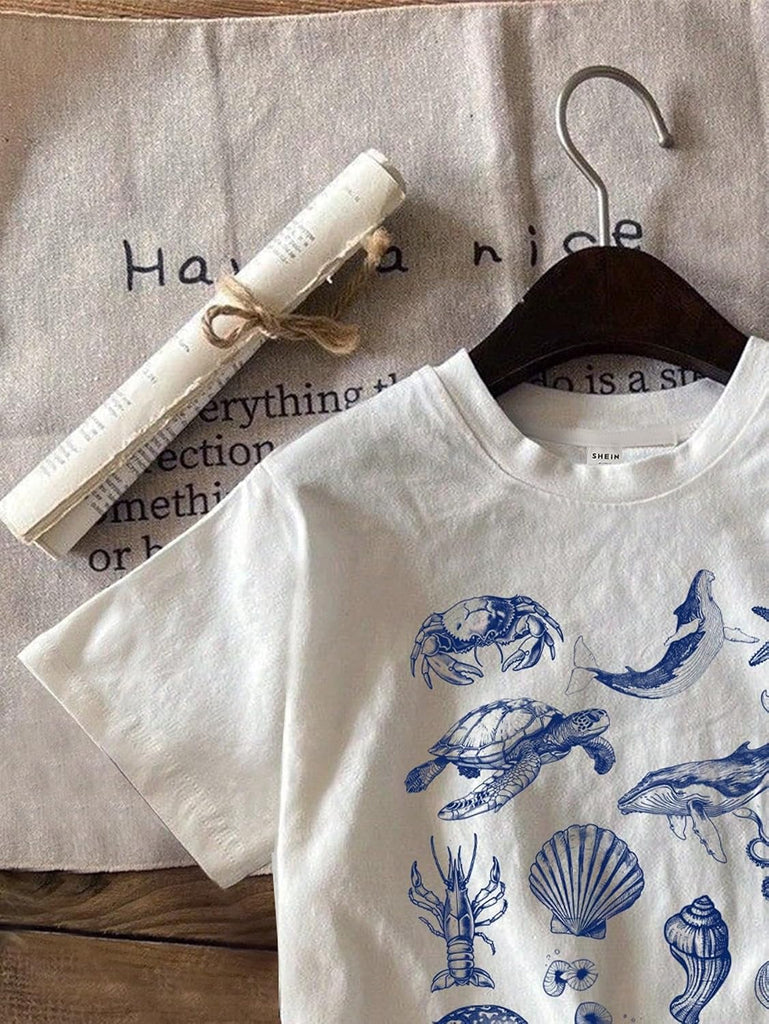 Girl's Cute Graphic T Shirts Short Sleeve Crewneck Tees Summer Trendy Preppy Tops Clothes