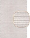 Easy Jute Off White Rug 5x7 Solid Washable Durable Outdoor Indoor Area Rugs for Living Dining Room P