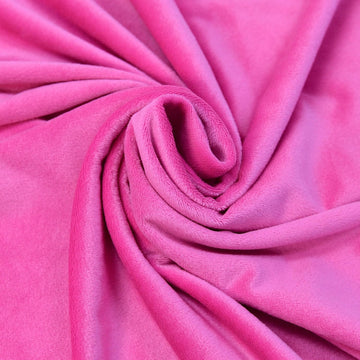 Hot Pink Minky Fabric by The Yard, 60" Wide, 1 Yard