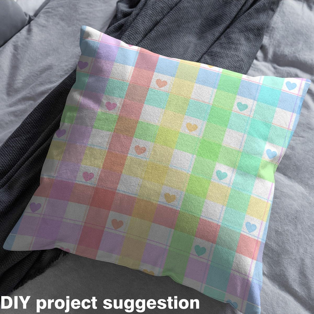 Check Plaid Upholstery Fabric Soft 10 Yards