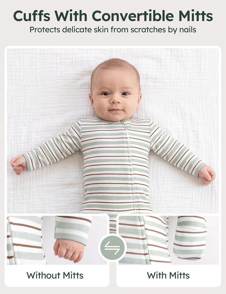 Baby Sleepers 100% Organic Cotton Baby Pajamas Boys Girls Clothes