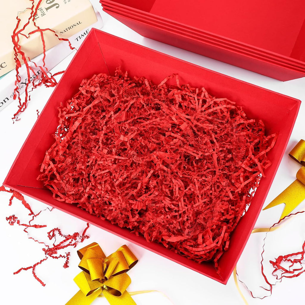 10 PCS Red Christmas Baskets Gift Empty Gift Baskets to Fill