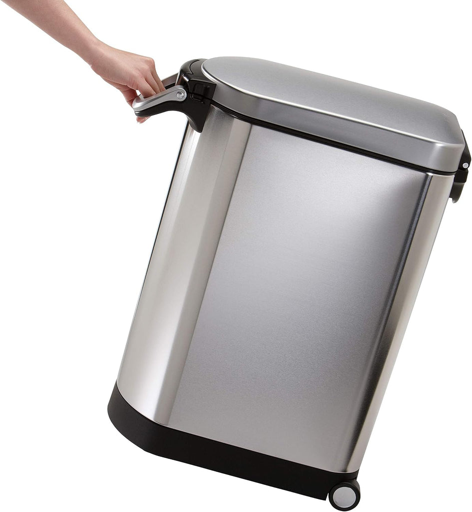 Large Pet Food Storage Container, Holds 30-35 lb / 14-16 kg of Dry Dog Food, Cat Food, or Bird Seed, Airtight