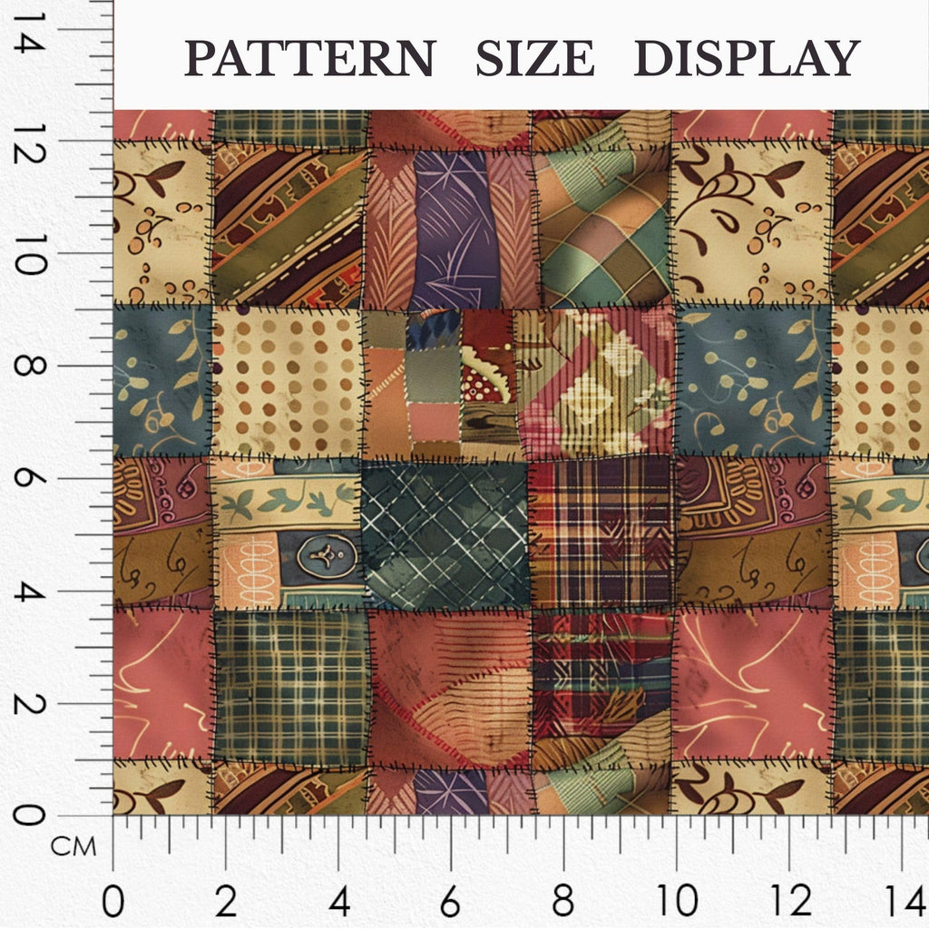 100% Cotton Fabric by the Yard - Turkish Quality Quilting & Sewing Fabric, 1 Yard x 1.69 Yards Wide, Patchwork Cotton