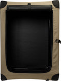 Portable Folding Soft Dog Crate, Double Door, Collapsible Travel Kennel, Easy to Assemble, Medium