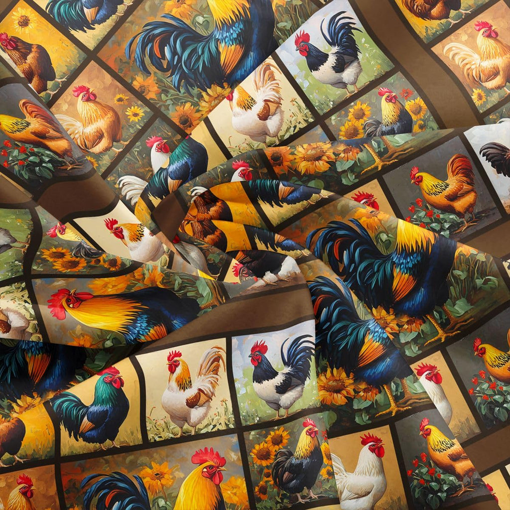 Chicken Fabric by The Yard Soft 5 Yards