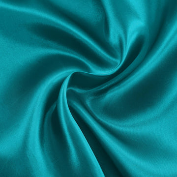 Teal Satin Fabric, 5 Yard x 60 Inch Wide