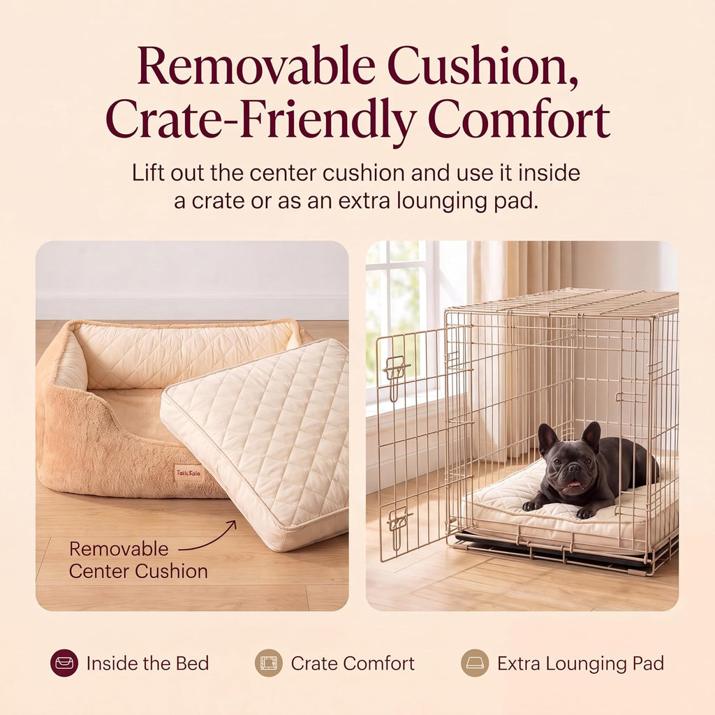 Cooling Orthopedic Dog Bed for Large Dogs, Memory Foam, Washable Cover
