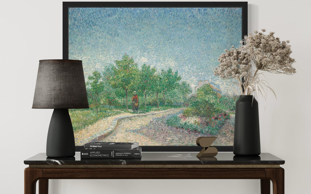 Square Saint by Van Gogh Unframed Wall Art Print Poster, Vintage Landscape Painting Wall Art, Bathroom Decor 122