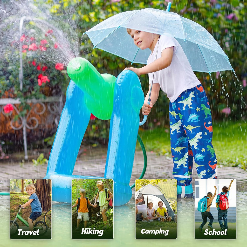 Kids Rain Pants Girls Boys Waterproof Outdoor Pants