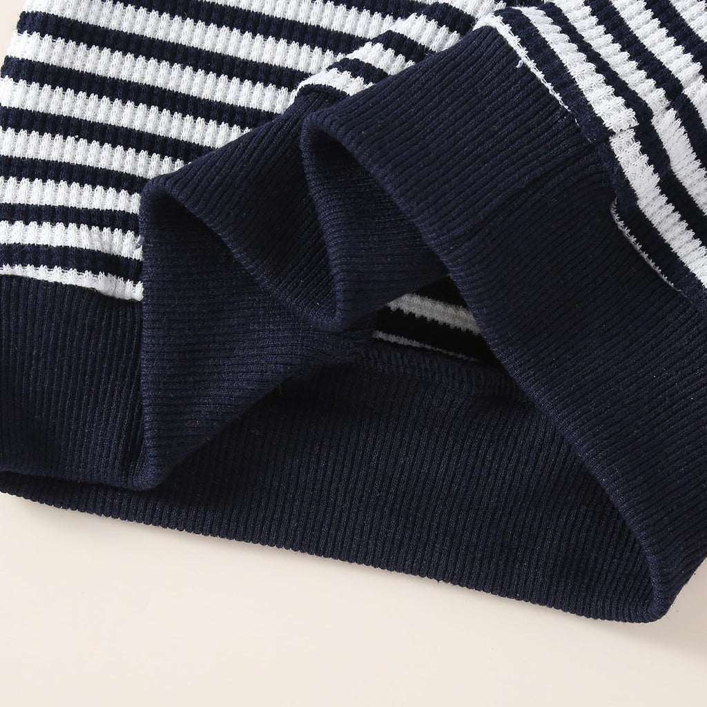Piece Baby Boys Clothes Waffle Knit Outfit Set
