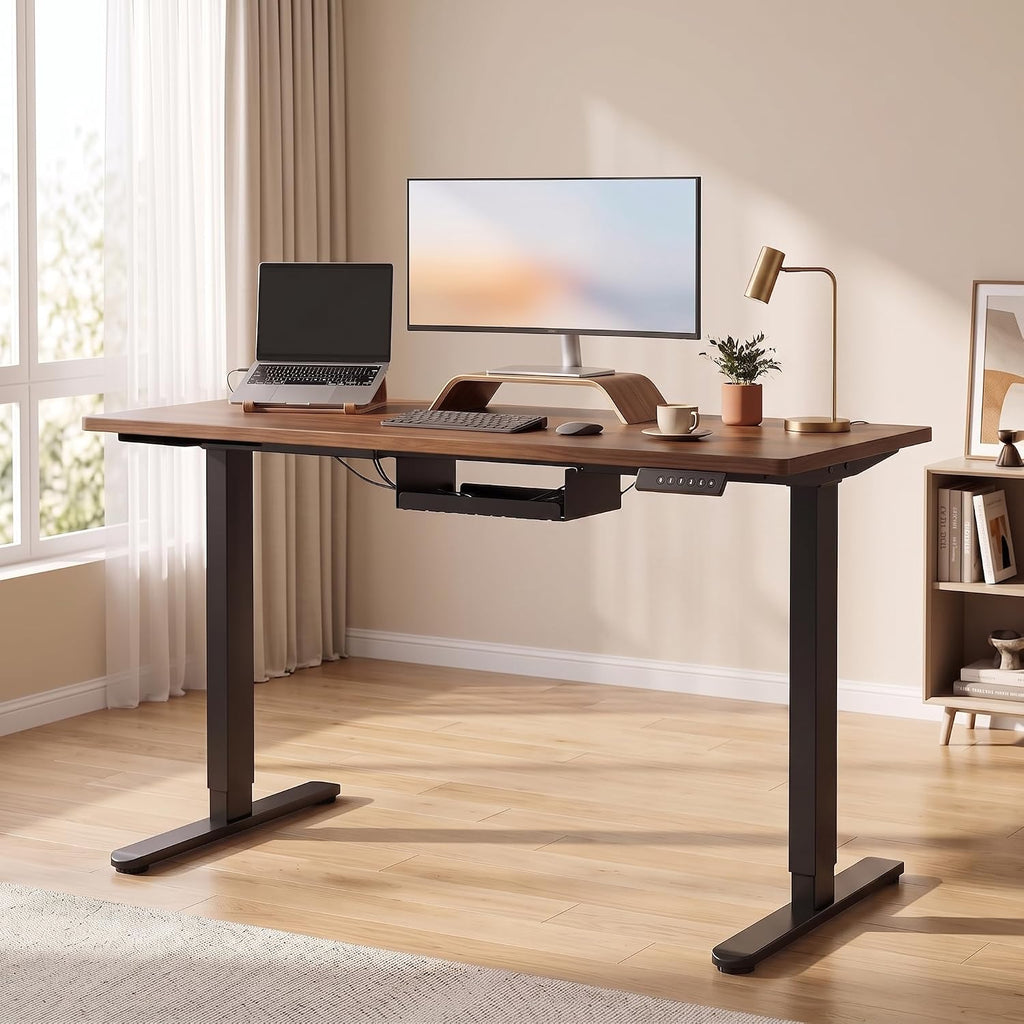 Dual Motor Standing Desk Legs for 44-90 inch Desktops, 264 lbs | 4 Memory Presets, Cable Tray, Dual Hooks, 28-47 inch