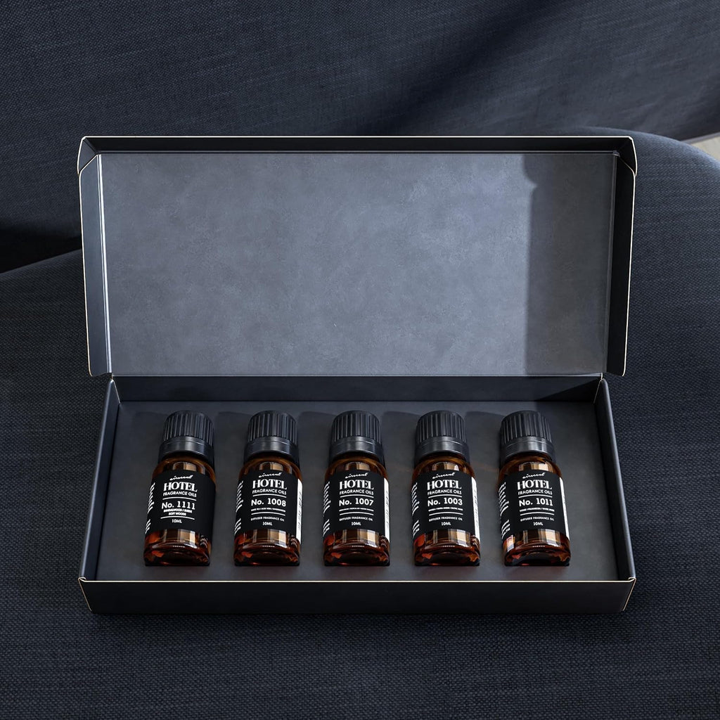 Hotel Diffuser Oil Gift Set - Most Popular 5-Star Hotel Scents - Set of 5