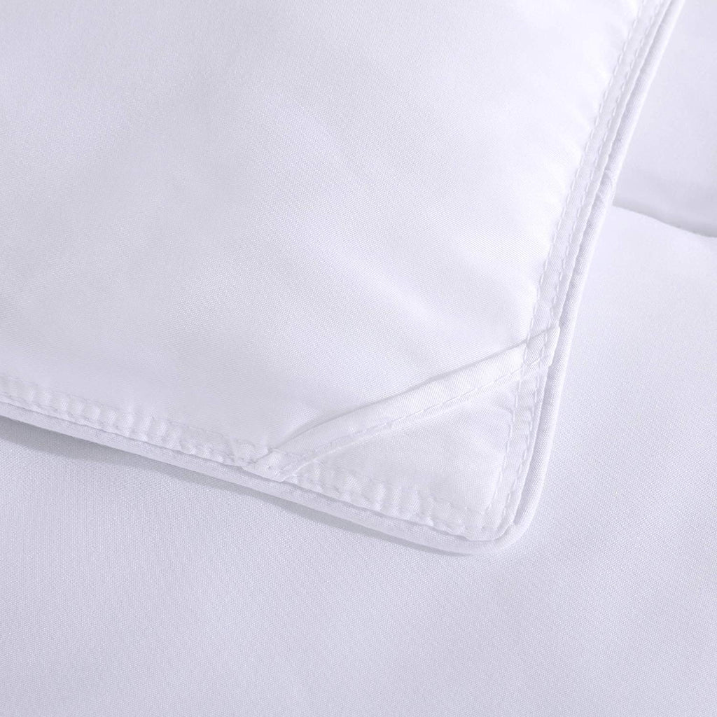 Plush Down Alternative Comforter Queen - White Duvet Insert with Corner Tabs - All-Season Hypoallergenic Comforter