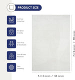 Abani Neutral Cream Area Rug 5' x 8' | White Luxury Zen Carpet | Minimalist Ivory Rugs for Bedroom