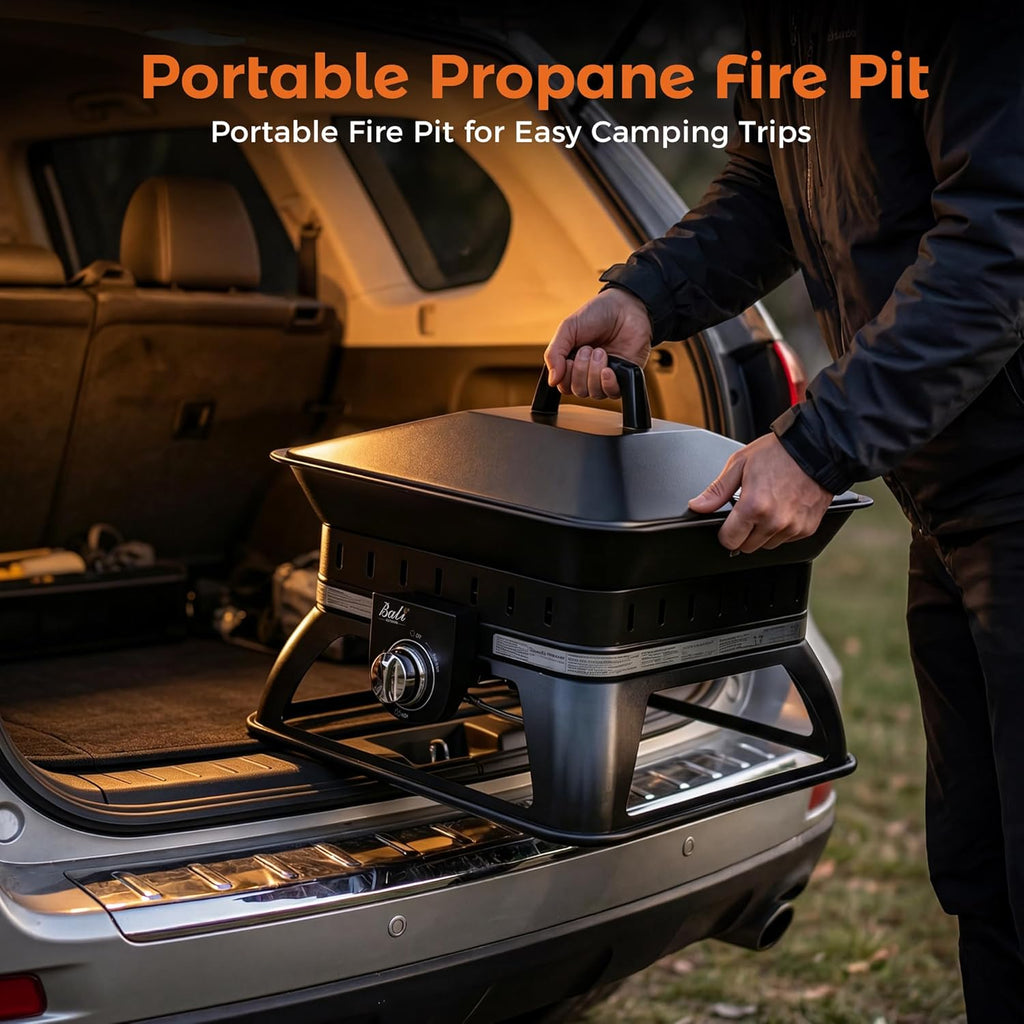 Propane Fire Pit Perfect for Camping Outdoor Fire Pit for Portable Firepits for Outside Outdoor Patio