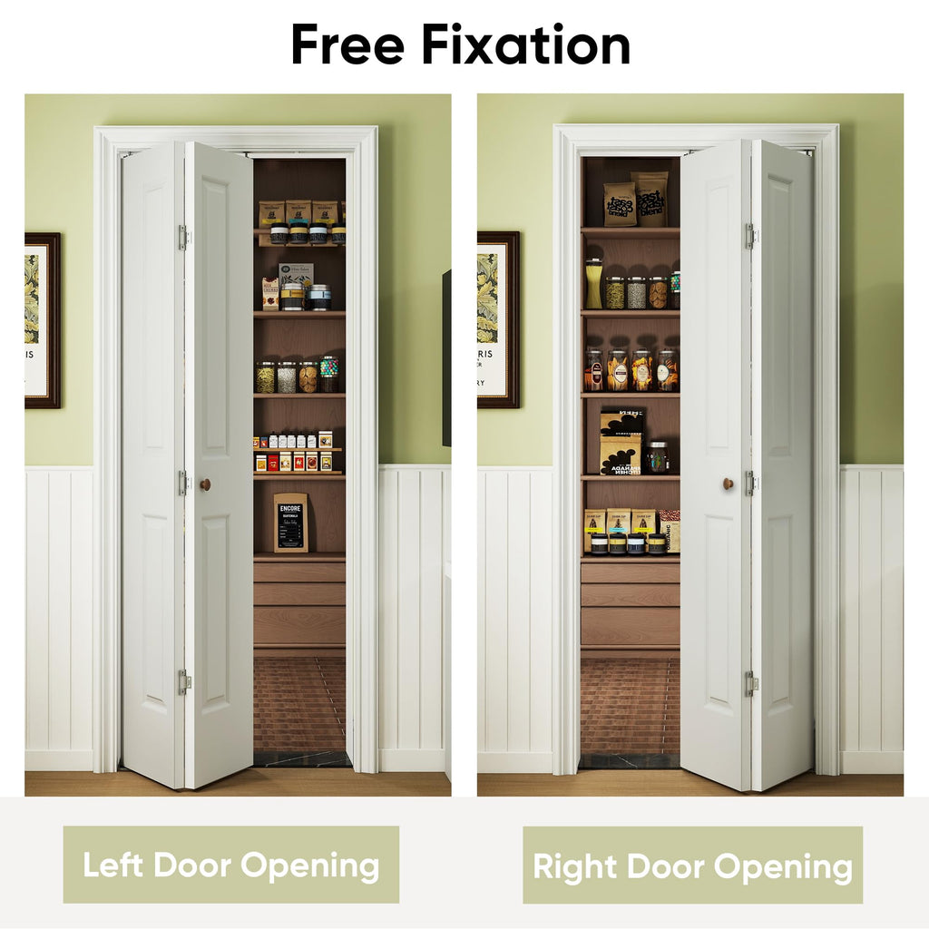 30 in.x 80 in. Bifold Closet Door, 2 Panel White Primed Bifold Door