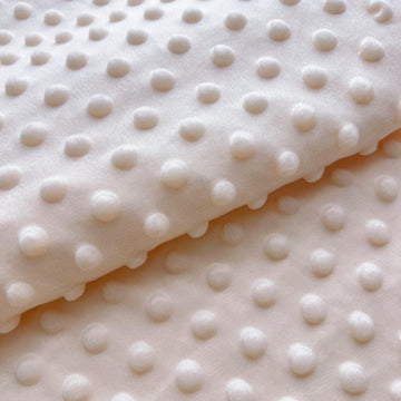 2Yard x 62Inch Minky Dot Fabric by The Yard DIY Making Supplies Quilting Patchwork Cushions Plush Fleece Fabric Minky