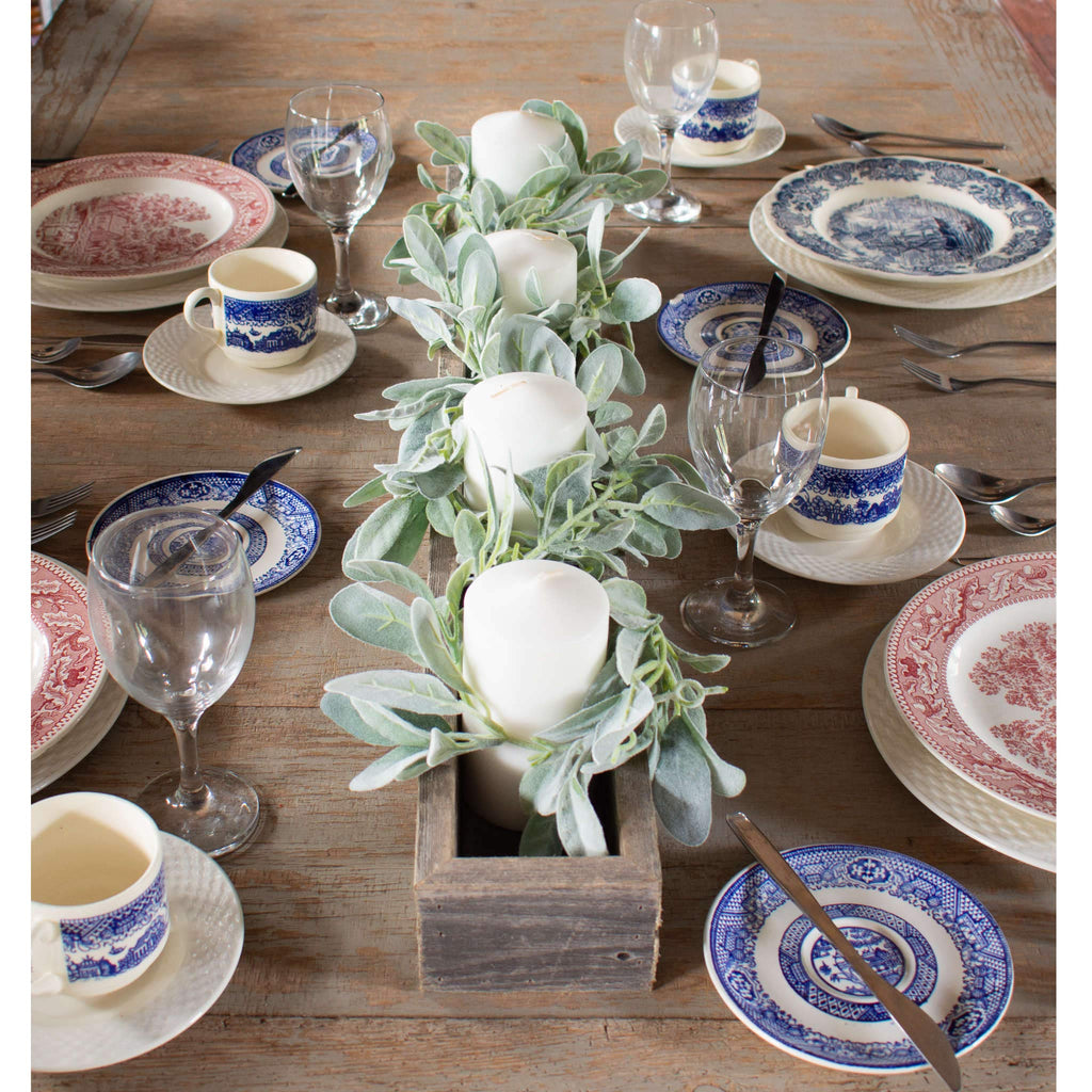 Rustic Centerpiece Barnwood Box Dining Room Table Decorations