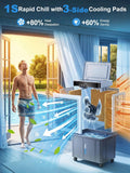 2026 Upgraded 2000CFM Swamp Cooler, Evaporative Air Cooler with 3-Sided Cooling Pad, 6 Gal Detachable Water Tank