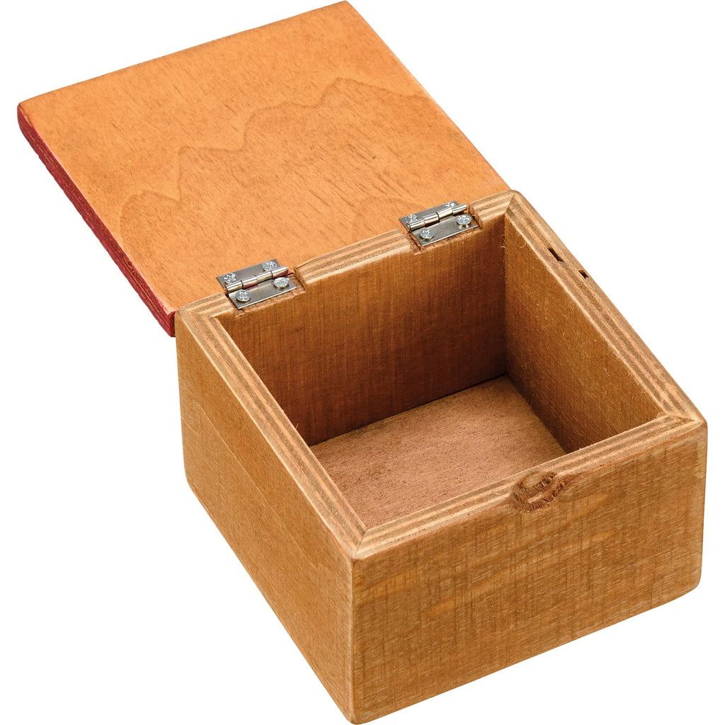 Rustic Wooden Box - Farmhouse Home & Office Decor, Desk/Shelf Decorations
