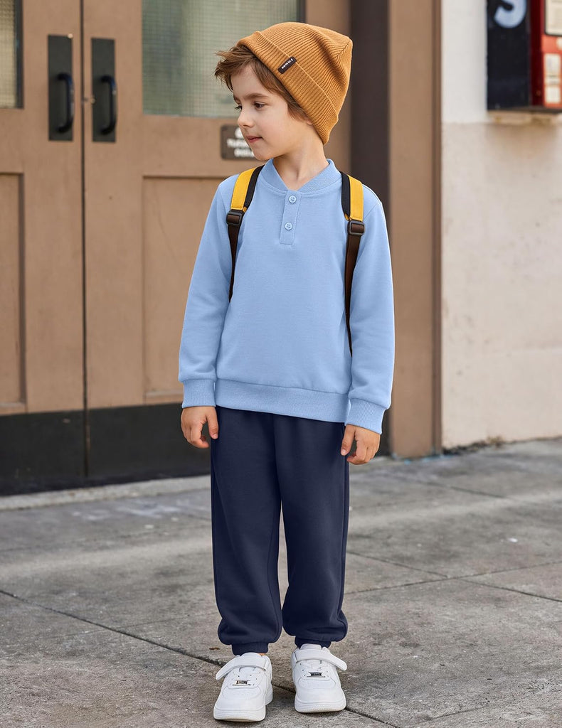 Toddler Boys Clothes Button Up Shirt and Pants Set Fall Outfits