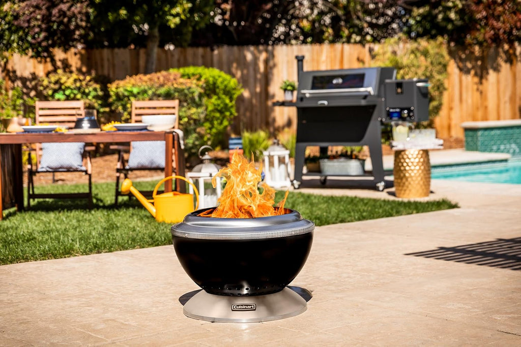 24” Cleanburn Smokeless Fire Pit with Removable Base for Ash, Portable Wood Burning Outdoor Fireplace, Stainless Steel Smoke Free Outdoor Heater - Image 7