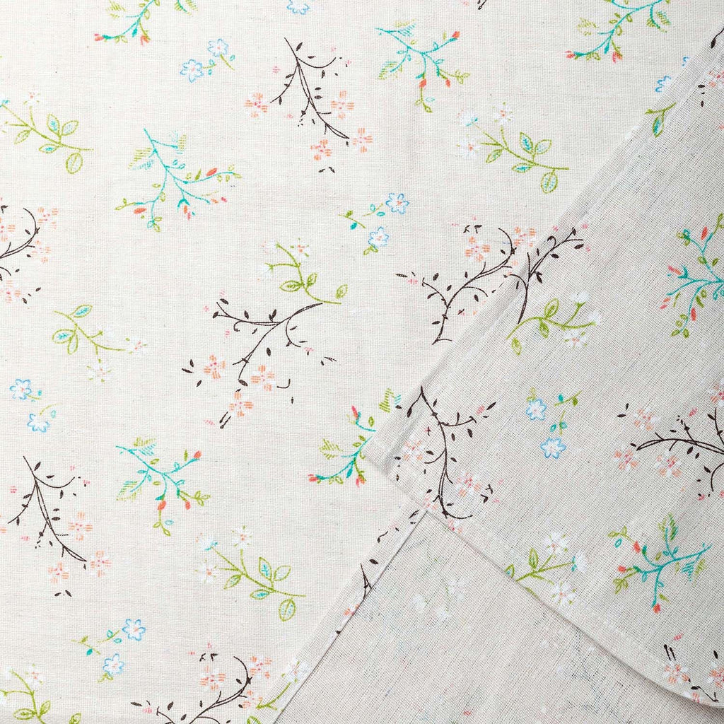 Pastoral Round Table Cloth 100% Polyester Fabric 60 Inch Diameter
