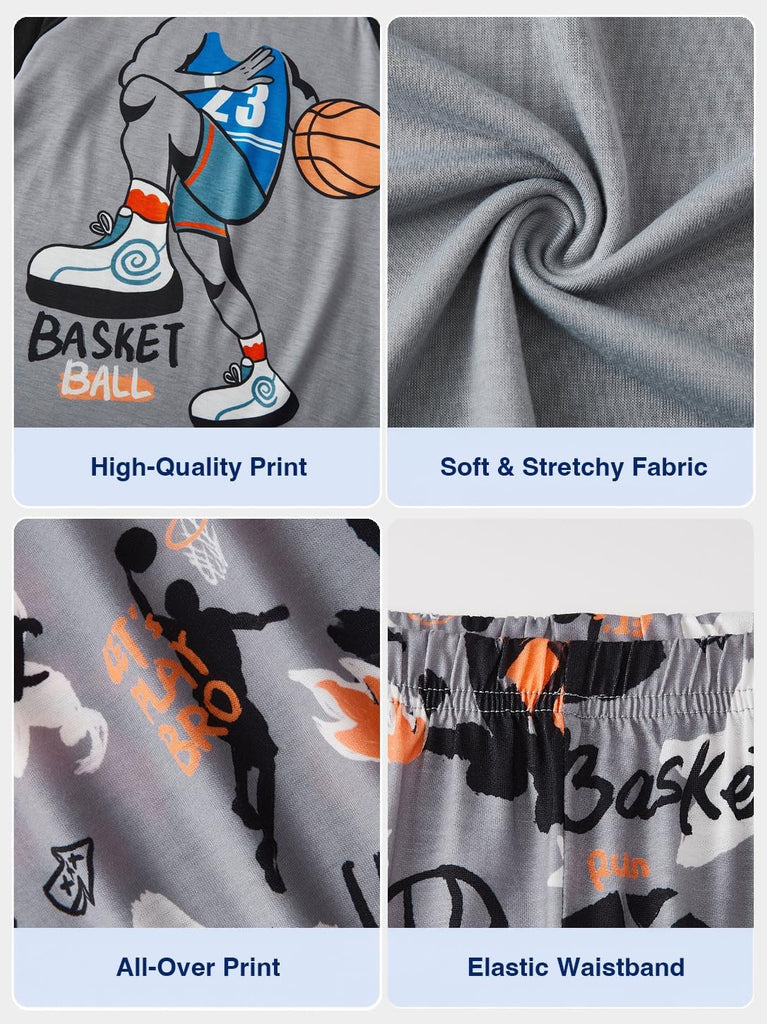 Boys Pajamas, Long Sleeve & Pants PJs, Little & Big Kids