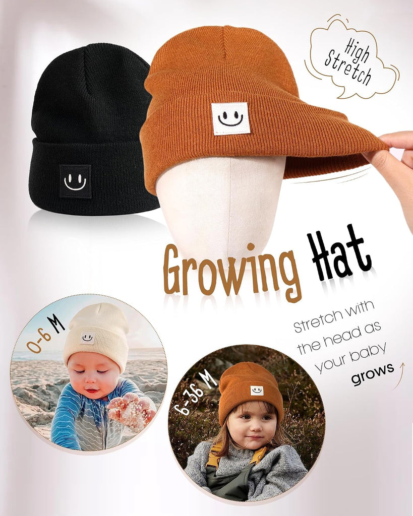 Baby Beanie and Mittens Set Toddler Beanie Warm Winter Hat Gloves Boys Girls