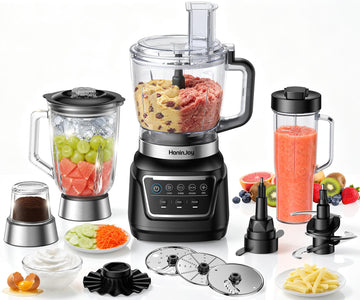14-in-1 Food Processor Blender Combo, All-in-One Kitchen Blender