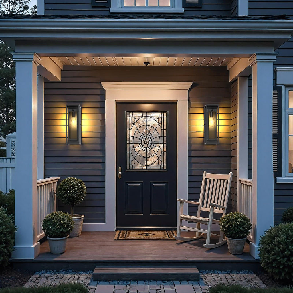 20in Outdoor Wall Light Motion Sensor Sconce Exterior Lighting Fixtures