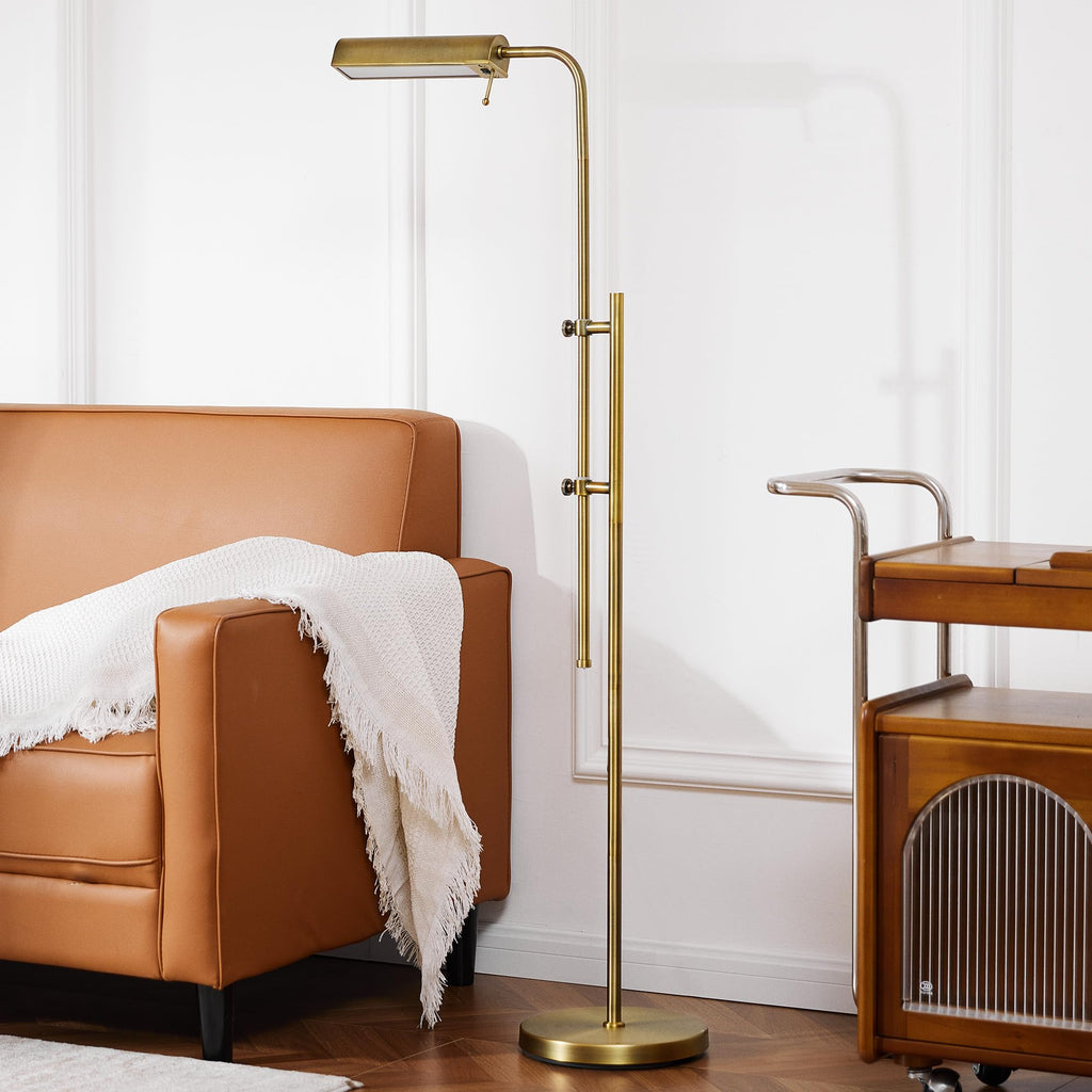 Industrial Floor Lamp, Adjustable LED Floor Lamp