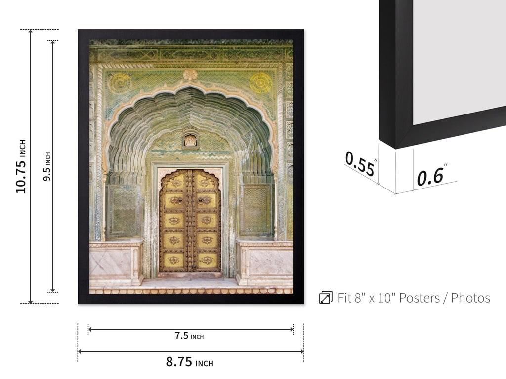 Master Jaipur Palace Door Poster - Jaipur Door Print - Indian Architecture - Bollywood - Gift for Men, Women, Travel