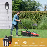 Porch Lights with GFCI Outlet, Dusk to Dawn Outdoor Lights with Outlet