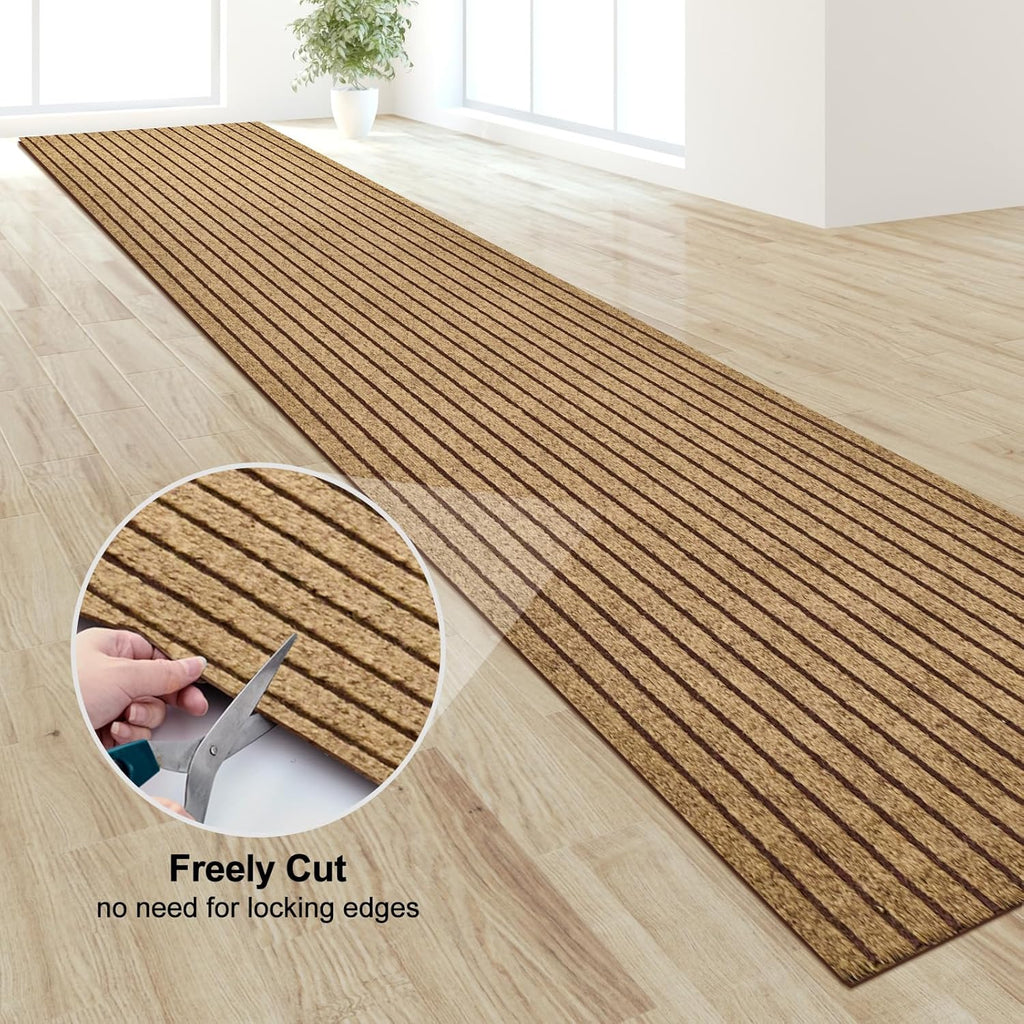 4Ft x 8Ft Outdoor Runner Rug Non Slip Carpet Runner Rubber Backing
